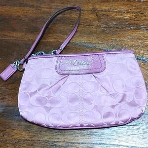 Coach Signature Large Wristlet